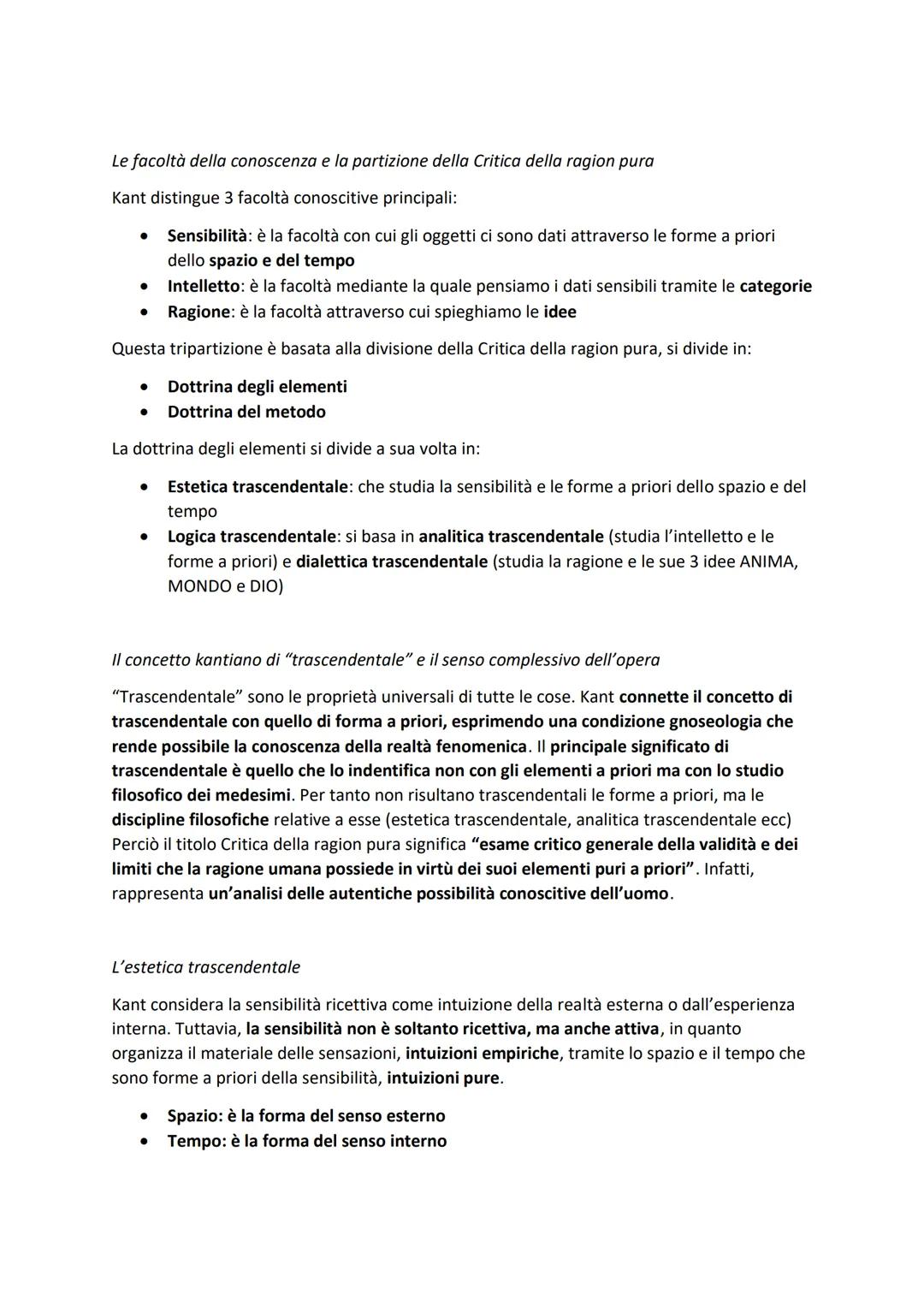 KANT
La vita
Kant nacque a Konigsberg il 22 aprile 1724, da una famiglia di umili origini. Fu educato nello
spirito religioso del pietismo p