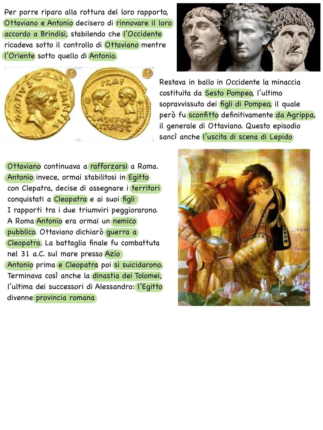 # I successori di Cesare

A gestire le trattative con i responsabili del suo
assassinio, fu Marco Antonio, luogotenente di Cesare. Fu
raggiu