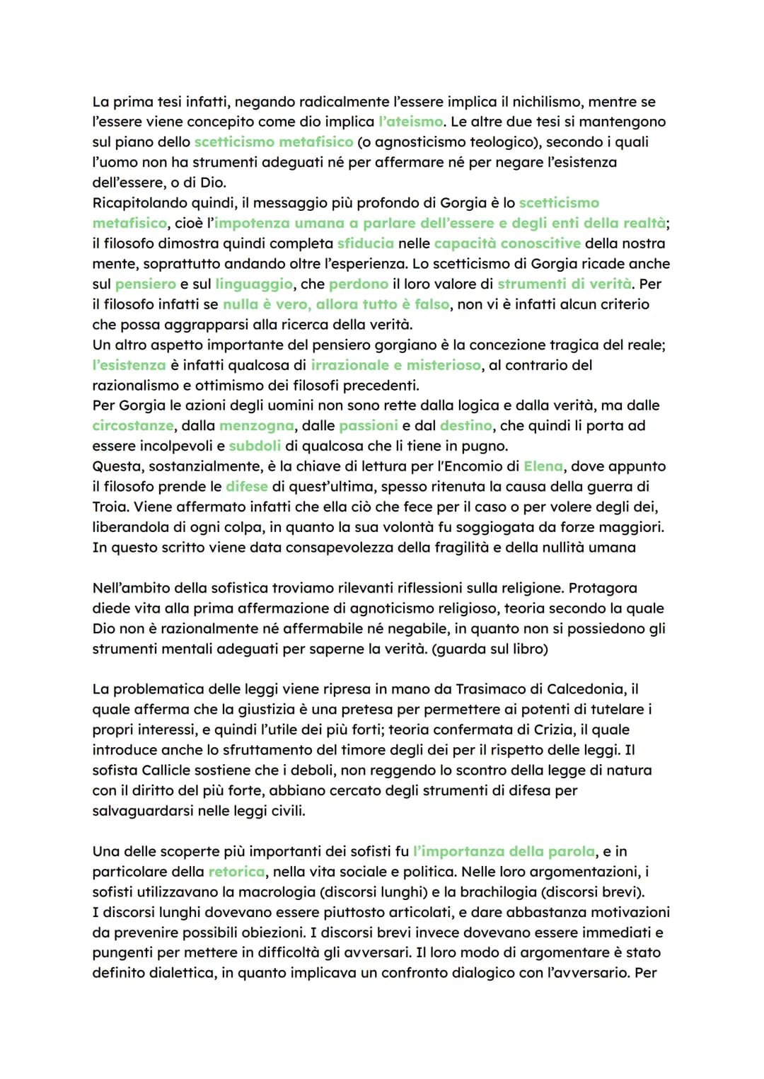 FILOSOFIA
Parmenide
Nato ad Elea, visse tra il 550 e il 450 a.C. ed espose il suo pensiero nell'opera Sulla
Natura. I toni ispirati e oracol