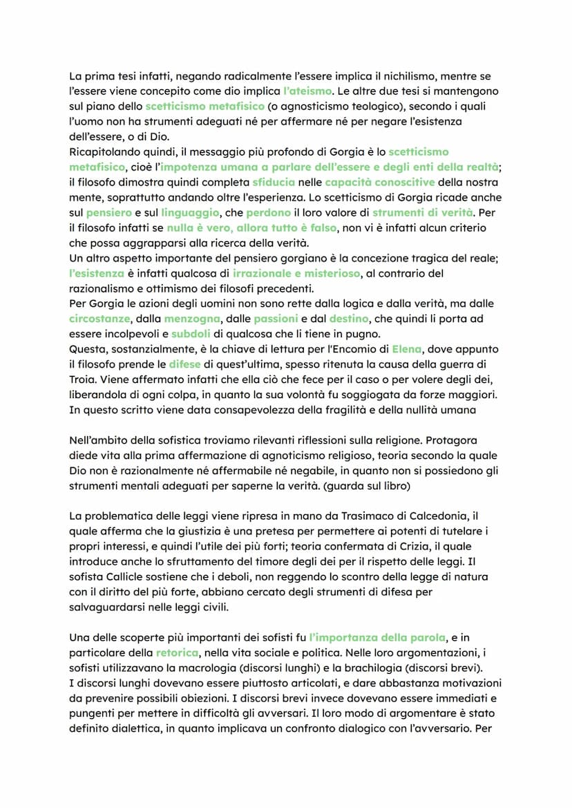 FILOSOFIA
Parmenide
Nato ad Elea, visse tra il 550 e il 450 a.C. ed espose il suo pensiero nell'opera Sulla
Natura. I toni ispirati e oracol