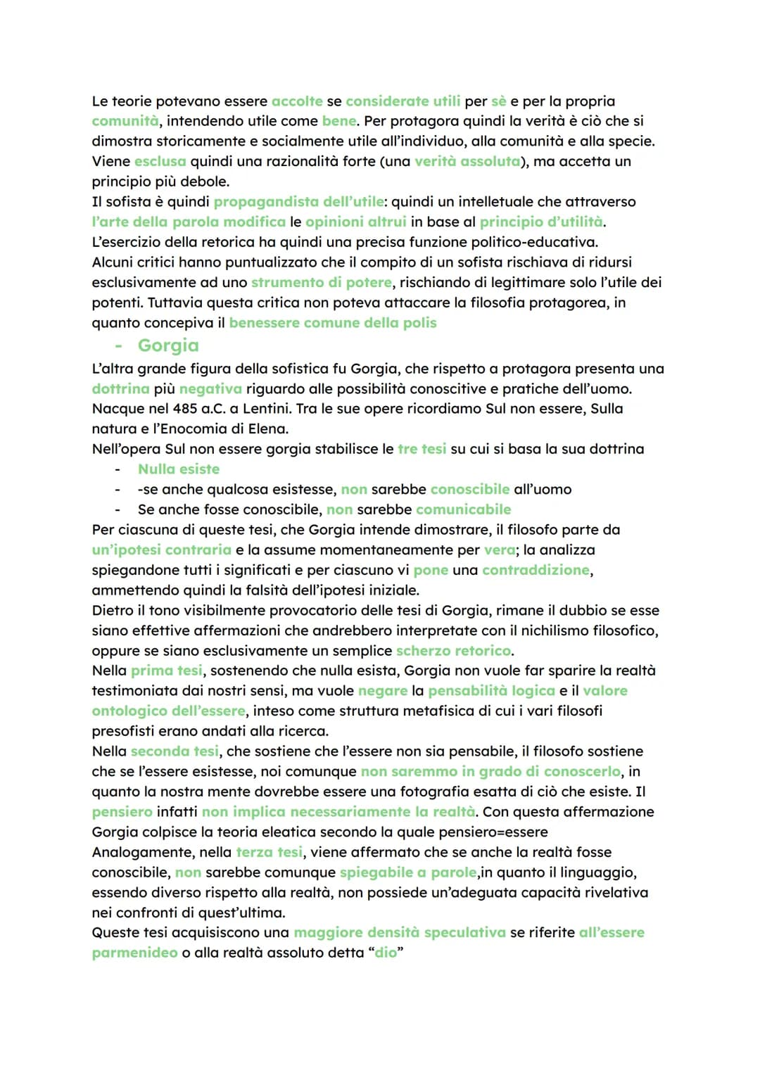 FILOSOFIA
Parmenide
Nato ad Elea, visse tra il 550 e il 450 a.C. ed espose il suo pensiero nell'opera Sulla
Natura. I toni ispirati e oracol