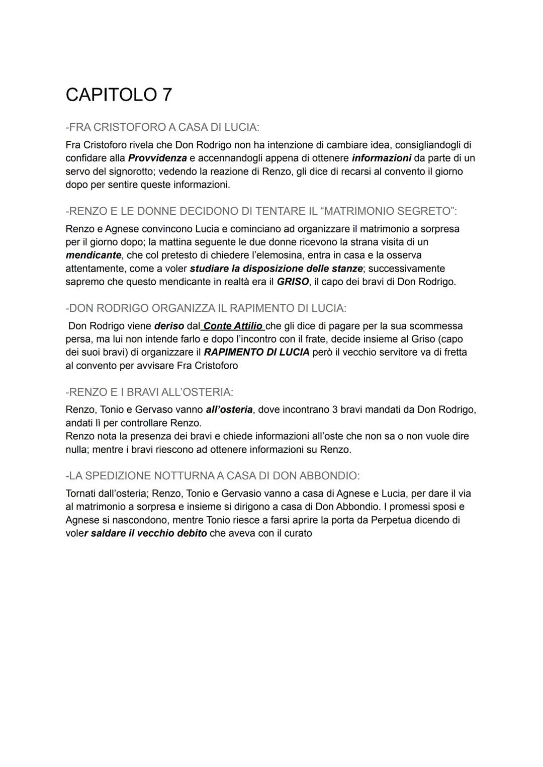 CAPITOLO 7 PROMESSI SPOSI