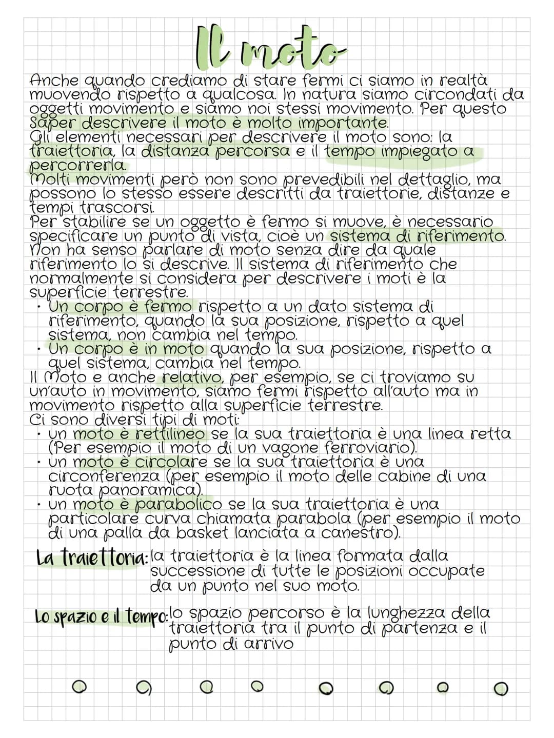 <h2 id="descrizionedelmotofisica">Descrizione del moto fisica</h2>
<p>Anche quando crediamo di stare fermi, in realtà ci stiamo muovendo ris