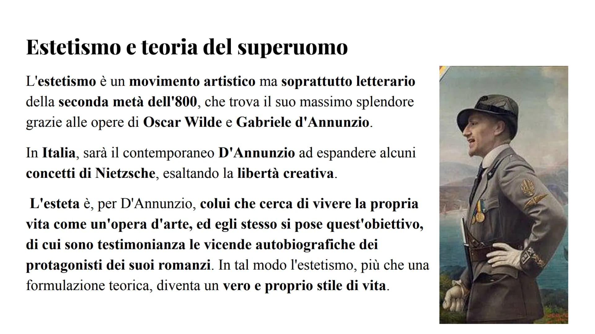 Gabriele d'Annunzio Biografia
Gabriele d'Annunzio nacque a Pescara Vecchia, il 12 marzo 1863
da una famiglia borghese benestante. Fu il terz
