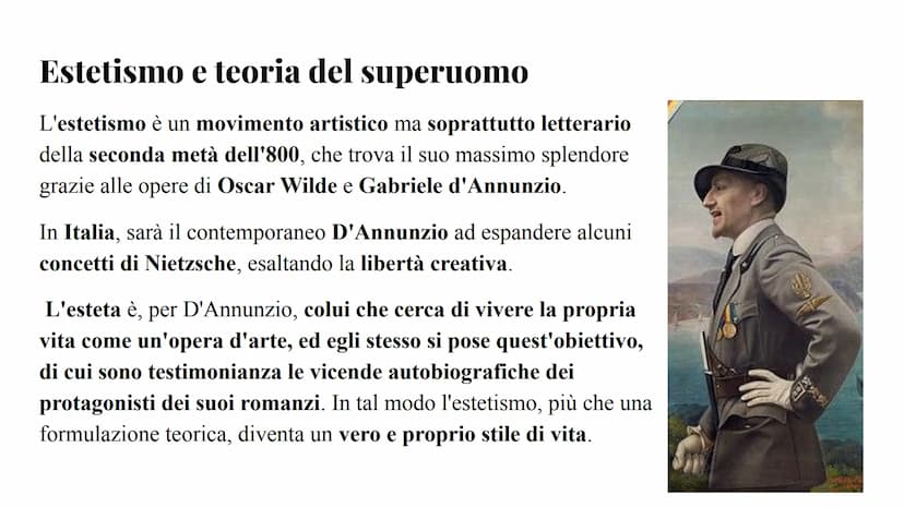 Gabriele d'Annunzio Biografia
Gabriele d'Annunzio nacque a Pescara Vecchia, il 12 marzo 1863
da una famiglia borghese benestante. Fu il terz
