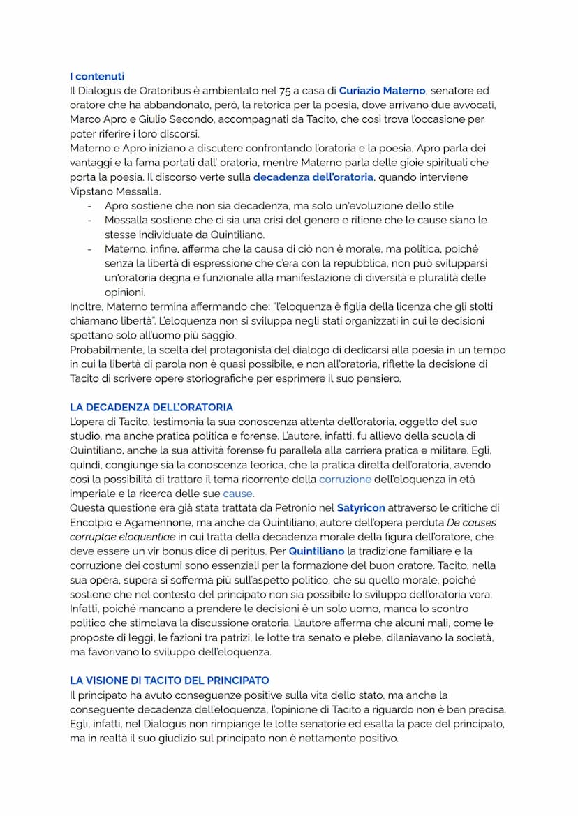PUBLIO CORNELIO TACITO
LA VITA
Le notizie biografiche su Tacito sono poco precise, infatti data e luogo della sua morte
sono ignoti. Claudio