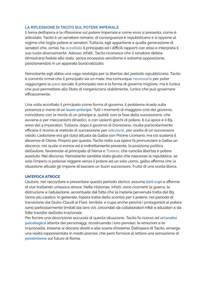 PUBLIO CORNELIO TACITO
LA VITA
Le notizie biografiche su Tacito sono poco precise, infatti data e luogo della sua morte
sono ignoti. Claudio