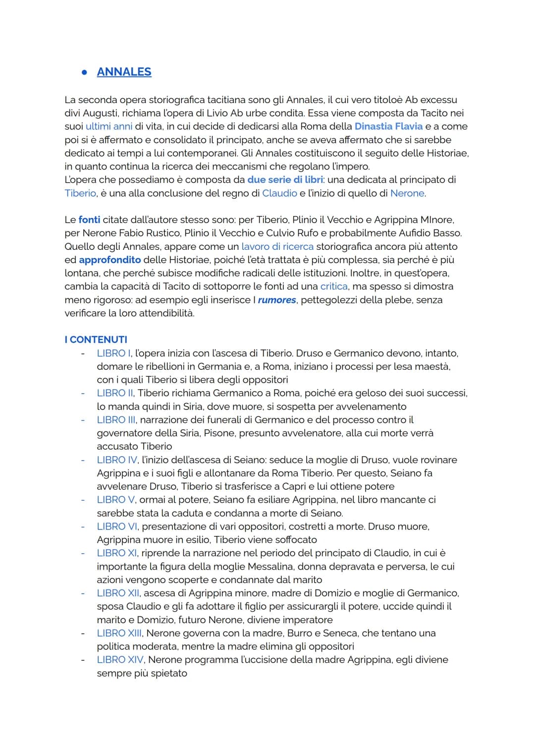 PUBLIO CORNELIO TACITO
LA VITA
Le notizie biografiche su Tacito sono poco precise, infatti data e luogo della sua morte
sono ignoti. Claudio
