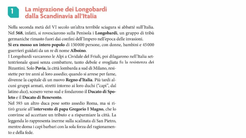 LONGOBARDI Il VI secolo in Italia
L'Italia fra Longobardi
e Bizantini
Domini bizantini
Domini longobardi
REGNO DEI FRANCHI
NEUSTRIA
Torino
P