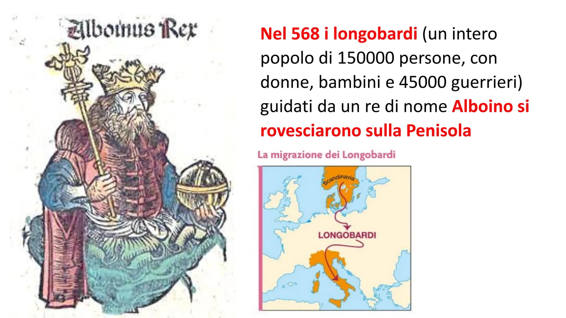 LONGOBARDI Il VI secolo in Italia
L'Italia fra Longobardi
e Bizantini
Domini bizantini
Domini longobardi
REGNO DEI FRANCHI
NEUSTRIA
Torino
P