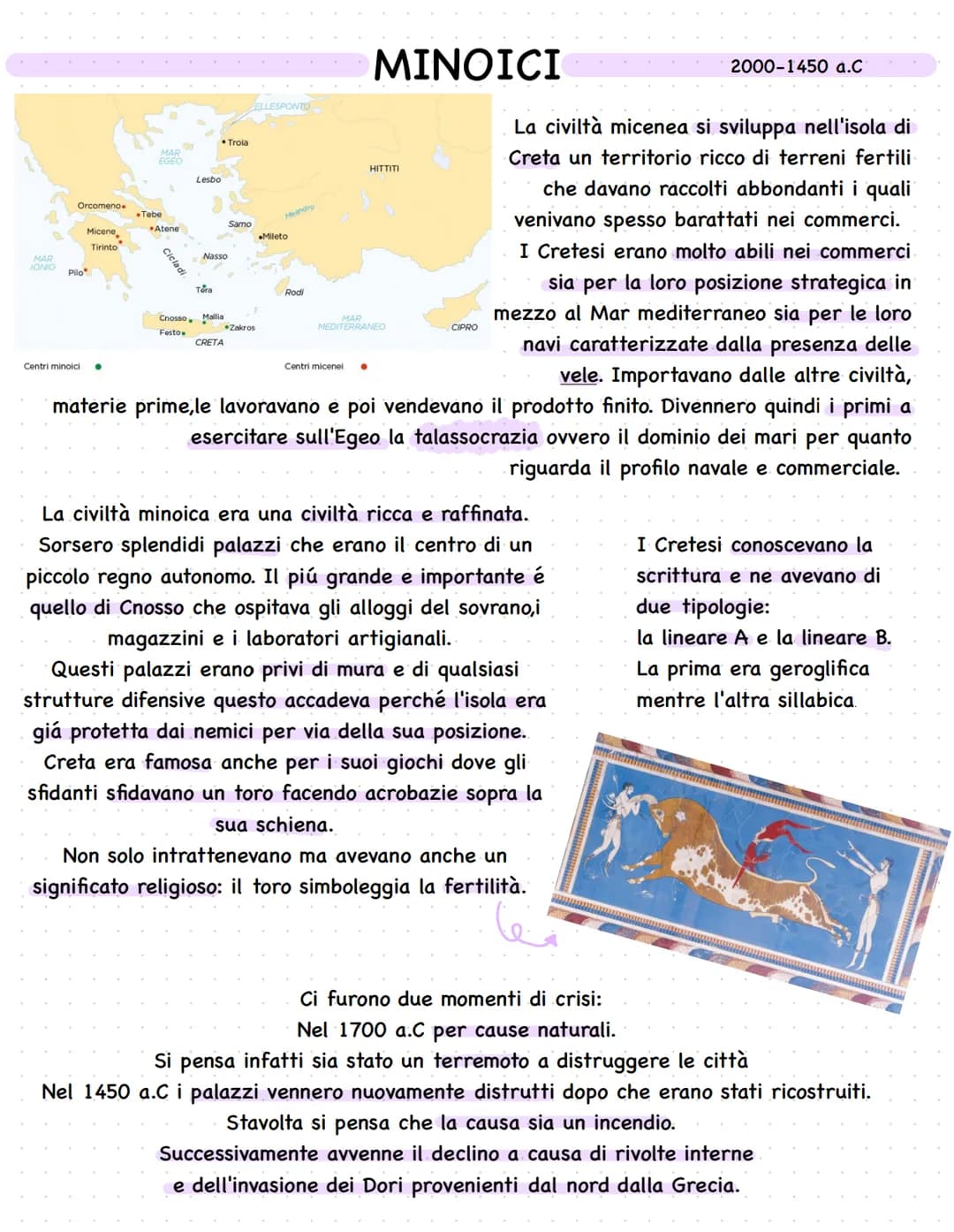 MAR
IONIO
Orcomeno.
Pilo
Micene
Tirinto
Centri minoici ●
+
O
MAR
EGEO
.Tebe
Atene
che davano raccolti abbondanti i quali
venivano spesso bar