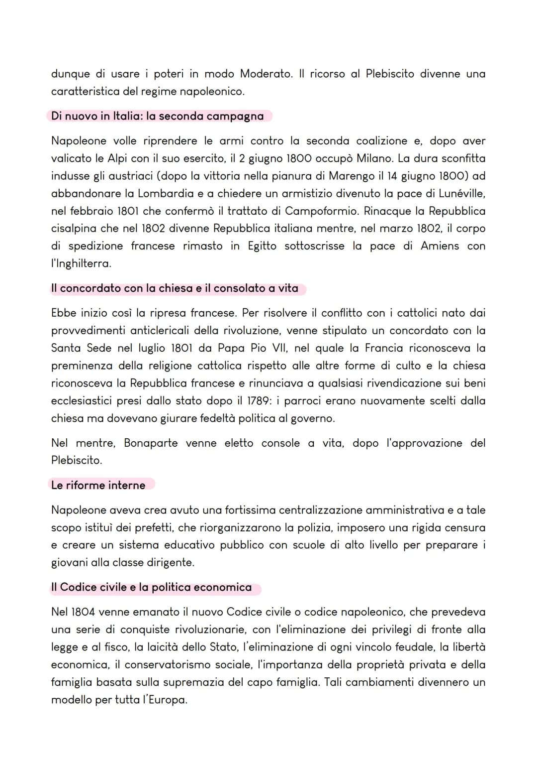 L'EPOCA DI NAPOLEONE BONAPARTE
Napoleone e la conquista
dell'Italia
Il direttorio e l'esercito: tra
guerra e colpo di Stato
dal 1695 il dire