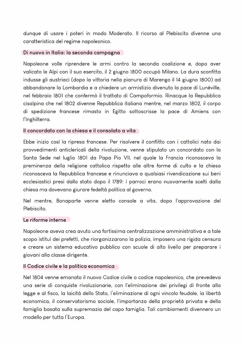 L'EPOCA DI NAPOLEONE BONAPARTE
Napoleone e la conquista
dell'Italia
Il direttorio e l'esercito: tra
guerra e colpo di Stato
dal 1695 il dire