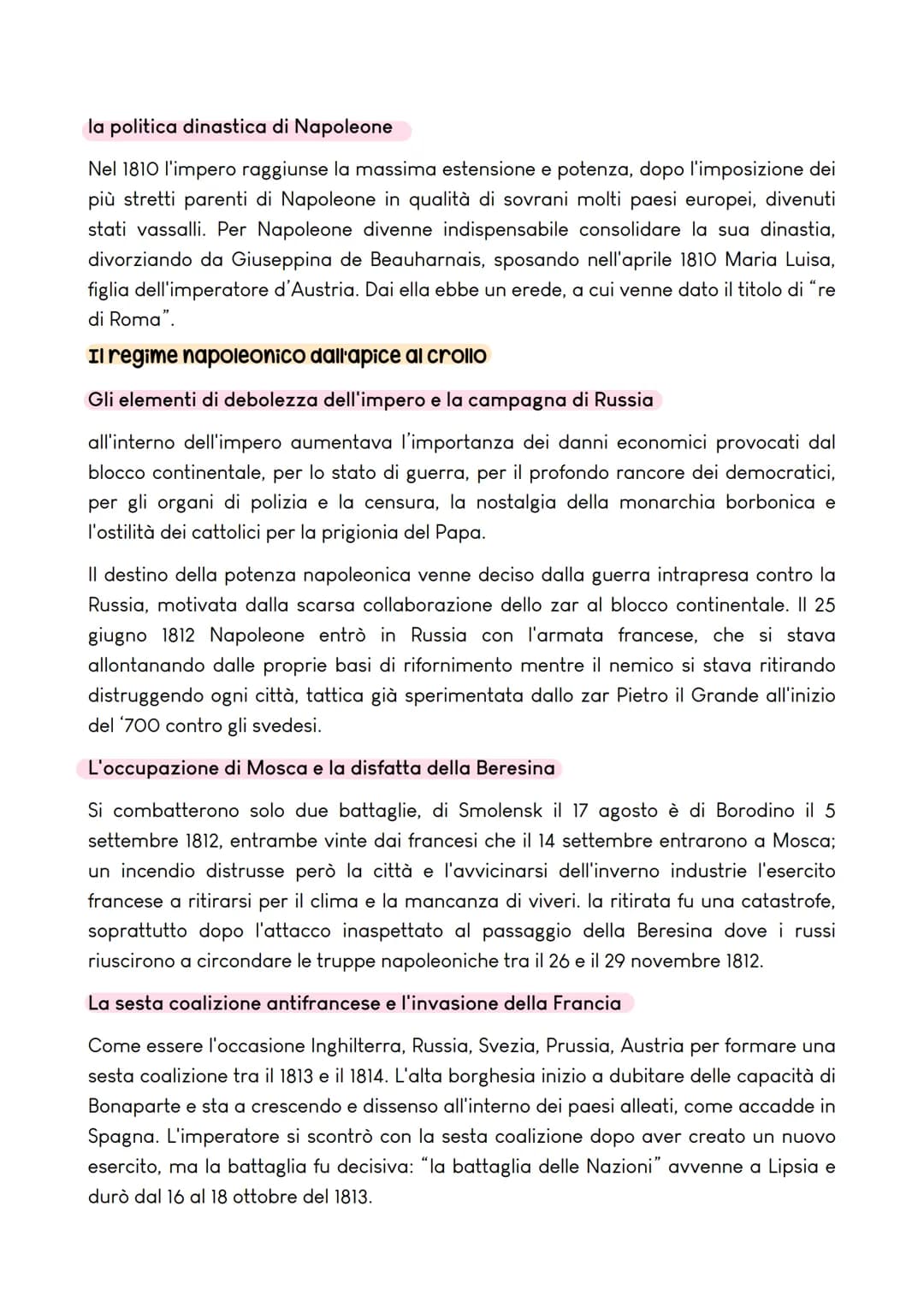 L'EPOCA DI NAPOLEONE BONAPARTE
Napoleone e la conquista
dell'Italia
Il direttorio e l'esercito: tra
guerra e colpo di Stato
dal 1695 il dire