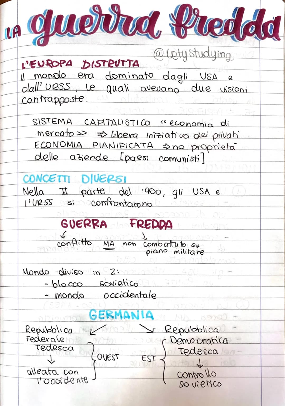 La Guerra Fredda: Riassunto e Analisi Completa
