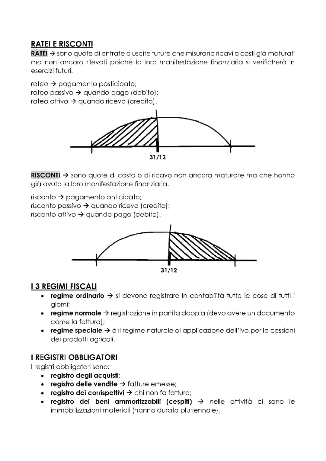 riassunto degli argomenti di economia aziendale del terzo anno (AFM)