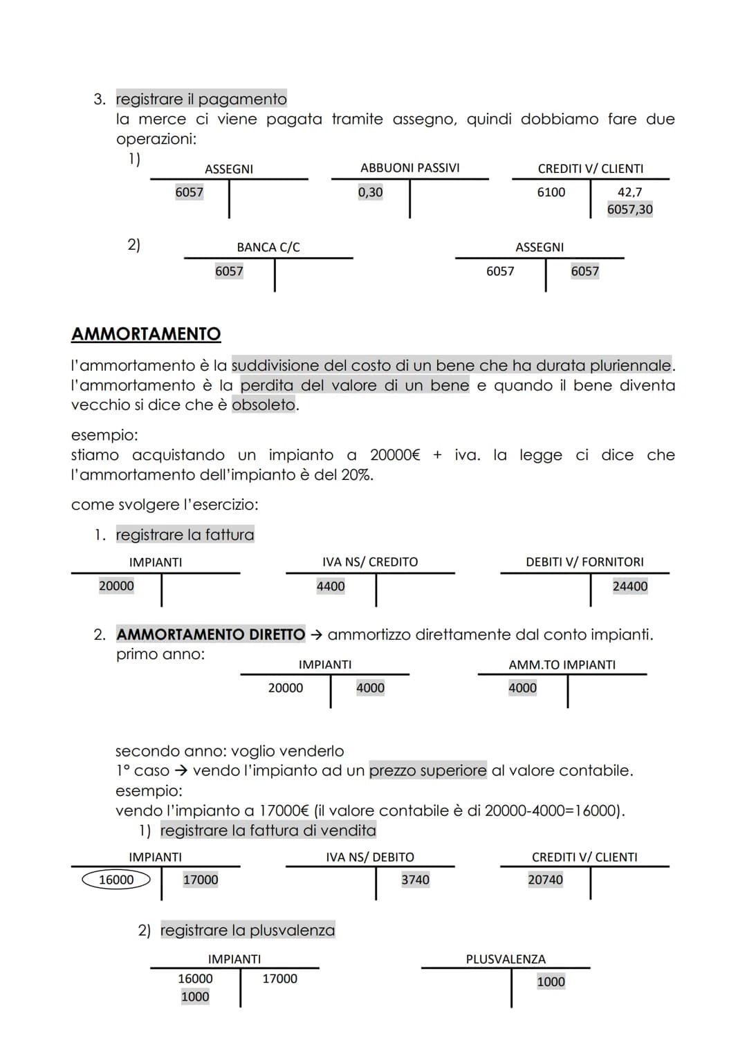 RATEI E RISCONTI
RATEI → sono quote di entrate o uscite future che misurano ricavi o costi già maturati
ma non ancora rilevati poiché la lor