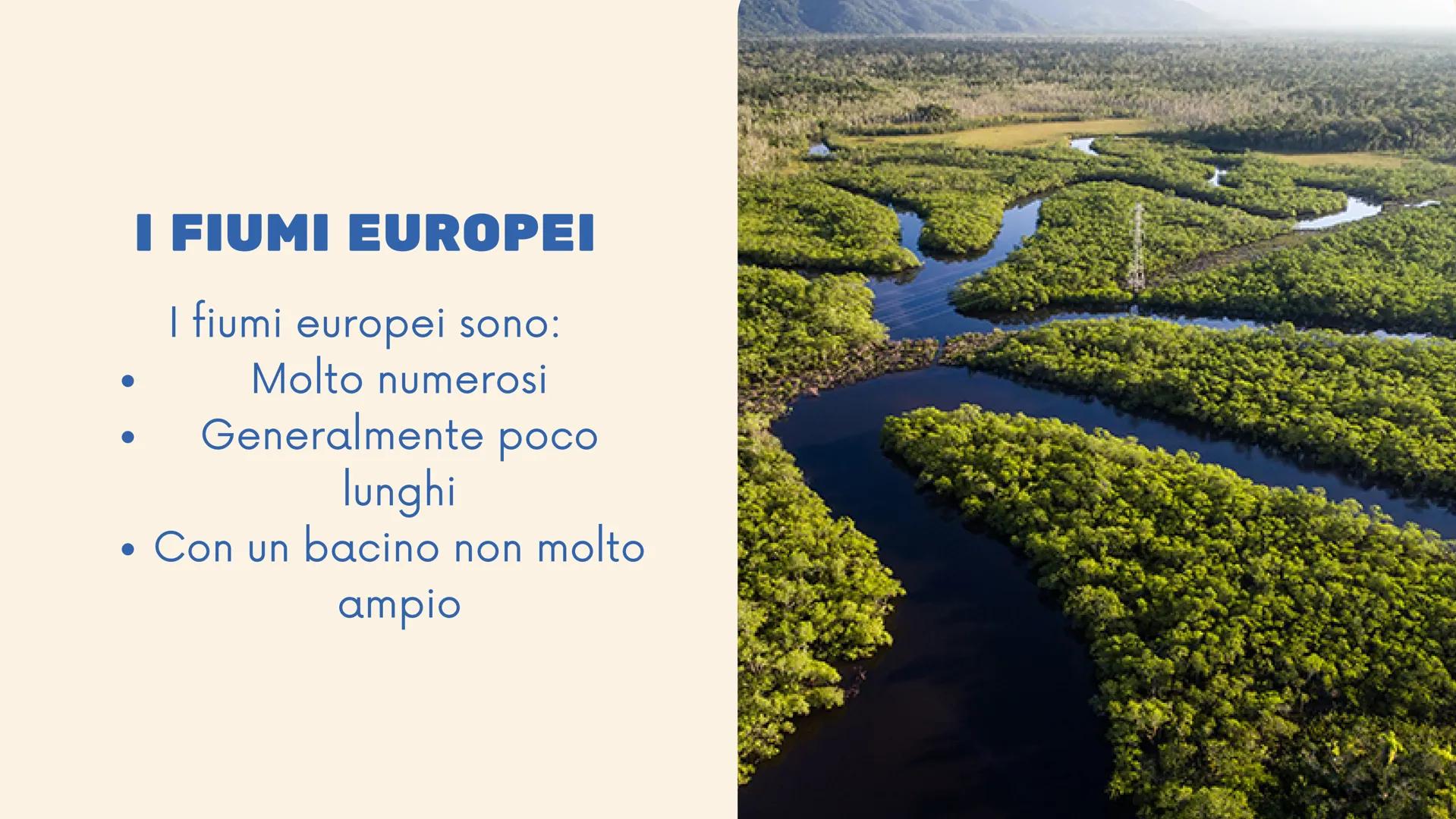 H | Շ
I fiumi ●
●
Indice
Che cosa sono i Fiumi?
Gli elementi del fiume
• I fiumi europei
• I fiumi più lunghi
• I fiumi più importanti
• Le 