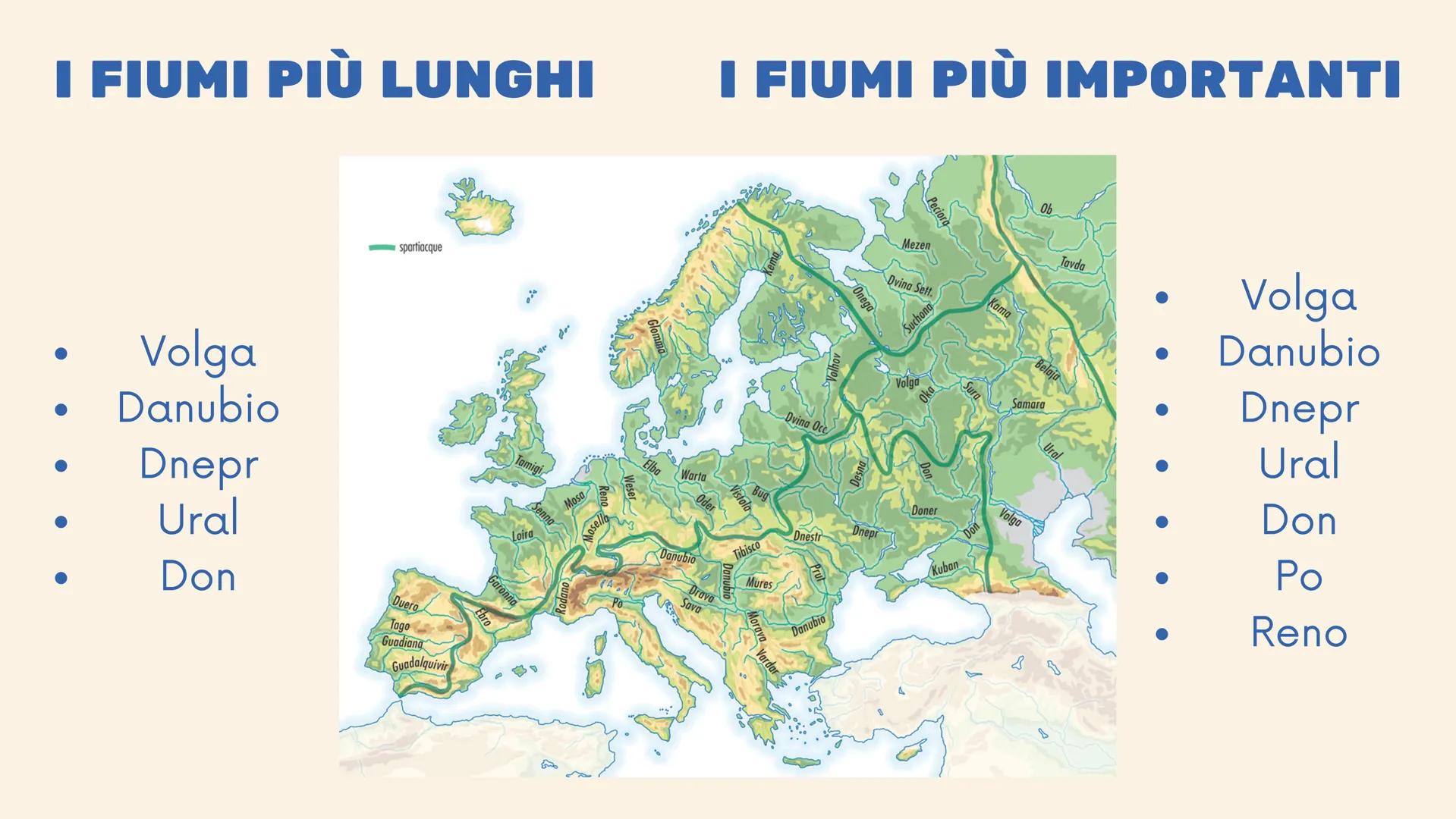 H | Շ
I fiumi ●
●
Indice
Che cosa sono i Fiumi?
Gli elementi del fiume
• I fiumi europei
• I fiumi più lunghi
• I fiumi più importanti
• Le 