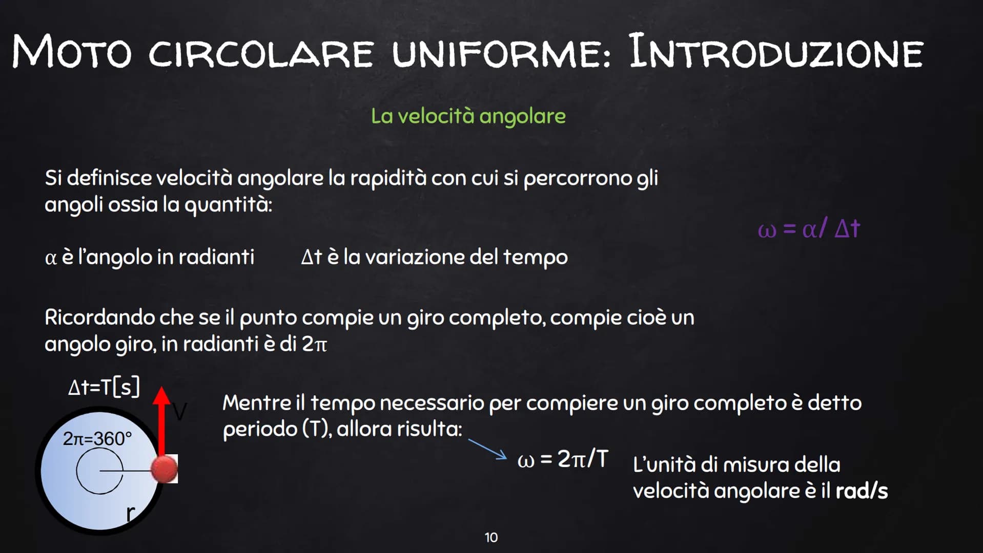 MOTO CIRCOLARE
UNIFORME 1.
2.
Introduzione e Spiegazione
Esercizi
2 1.
INTRODUZIONE E SPIEGAZIONE
Moto Circolare Uniforme
3 MOTO CIRCOLARE U