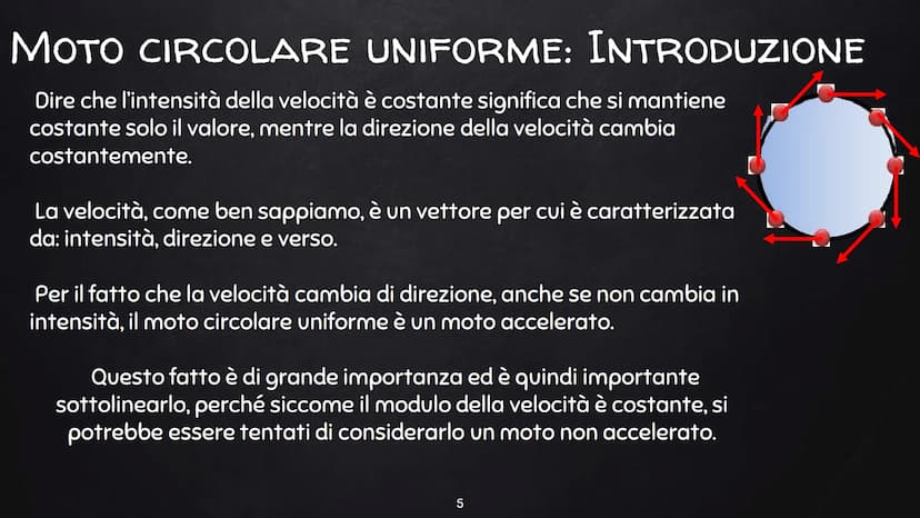 MOTO CIRCOLARE
UNIFORME 1.
2.
Introduzione e Spiegazione
Esercizi
2 1.
INTRODUZIONE E SPIEGAZIONE
Moto Circolare Uniforme
3 MOTO CIRCOLARE U