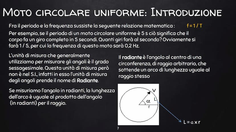 MOTO CIRCOLARE
UNIFORME 1.
2.
Introduzione e Spiegazione
Esercizi
2 1.
INTRODUZIONE E SPIEGAZIONE
Moto Circolare Uniforme
3 MOTO CIRCOLARE U