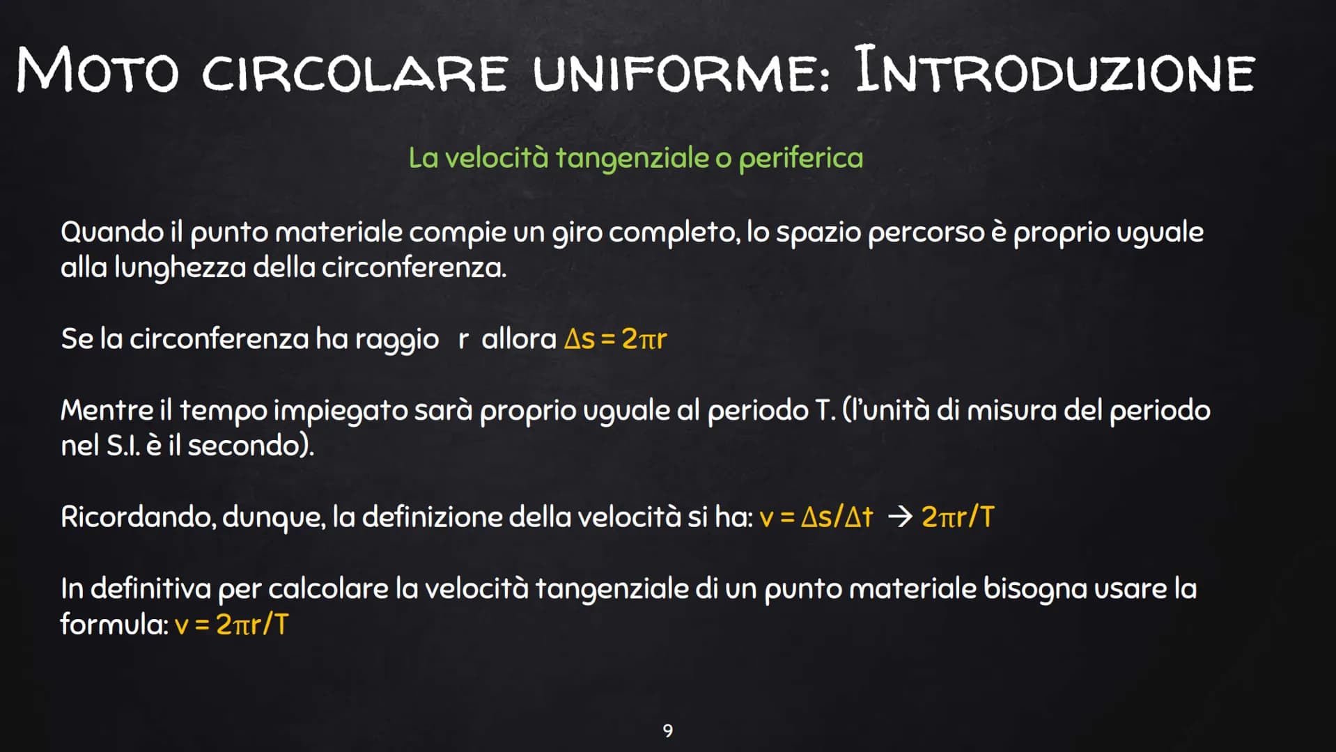 MOTO CIRCOLARE
UNIFORME 1.
2.
Introduzione e Spiegazione
Esercizi
2 1.
INTRODUZIONE E SPIEGAZIONE
Moto Circolare Uniforme
3 MOTO CIRCOLARE U