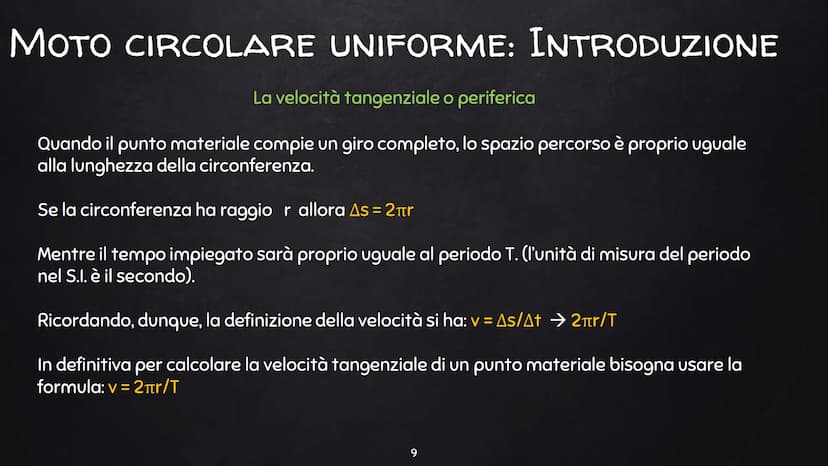 MOTO CIRCOLARE
UNIFORME 1.
2.
Introduzione e Spiegazione
Esercizi
2 1.
INTRODUZIONE E SPIEGAZIONE
Moto Circolare Uniforme
3 MOTO CIRCOLARE U