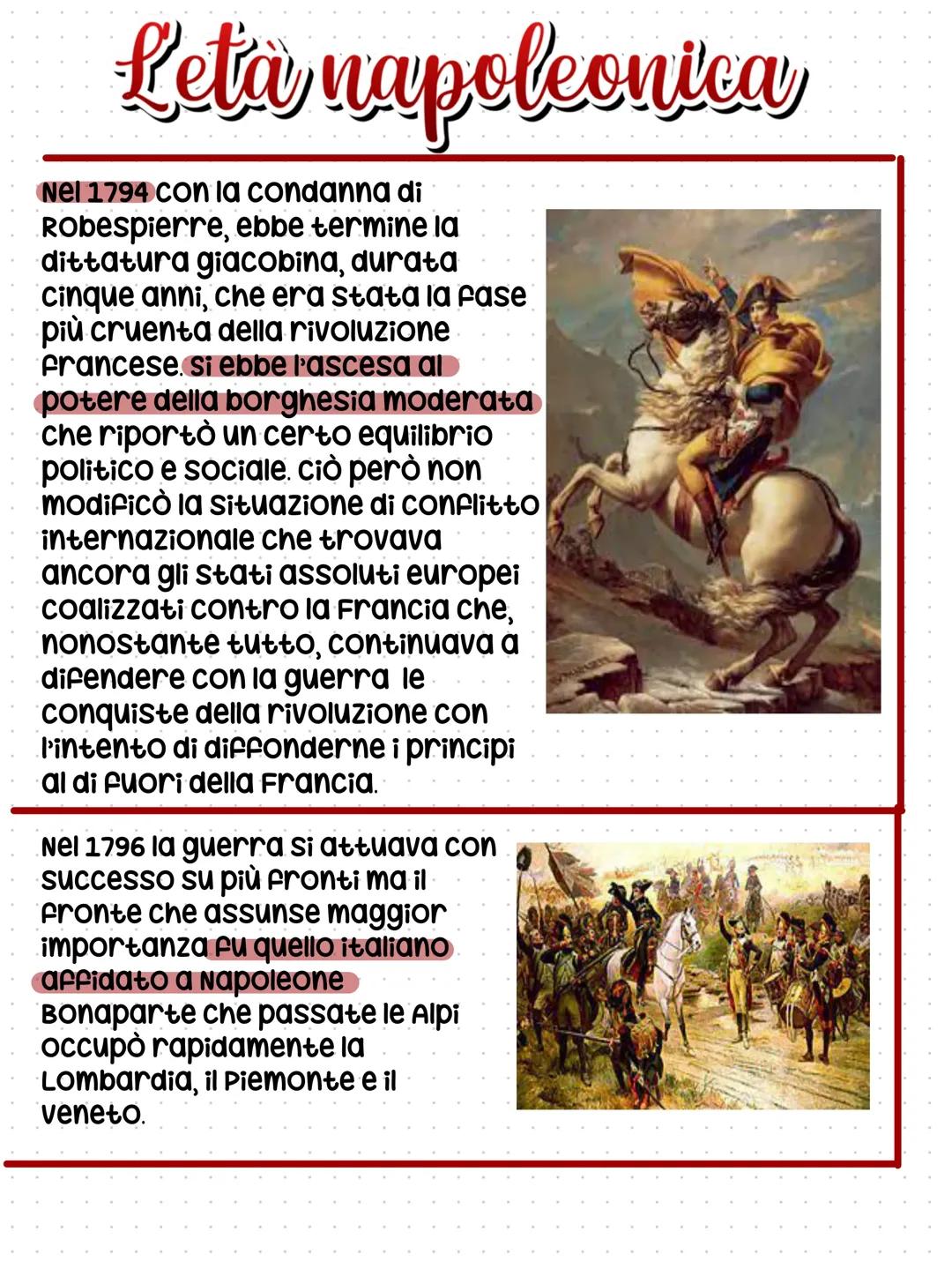 L’età napoleonica