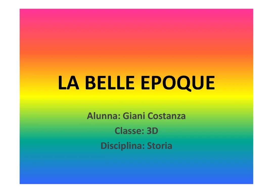 La Belle Époque: Scopri la Storia e le Invenzioni!