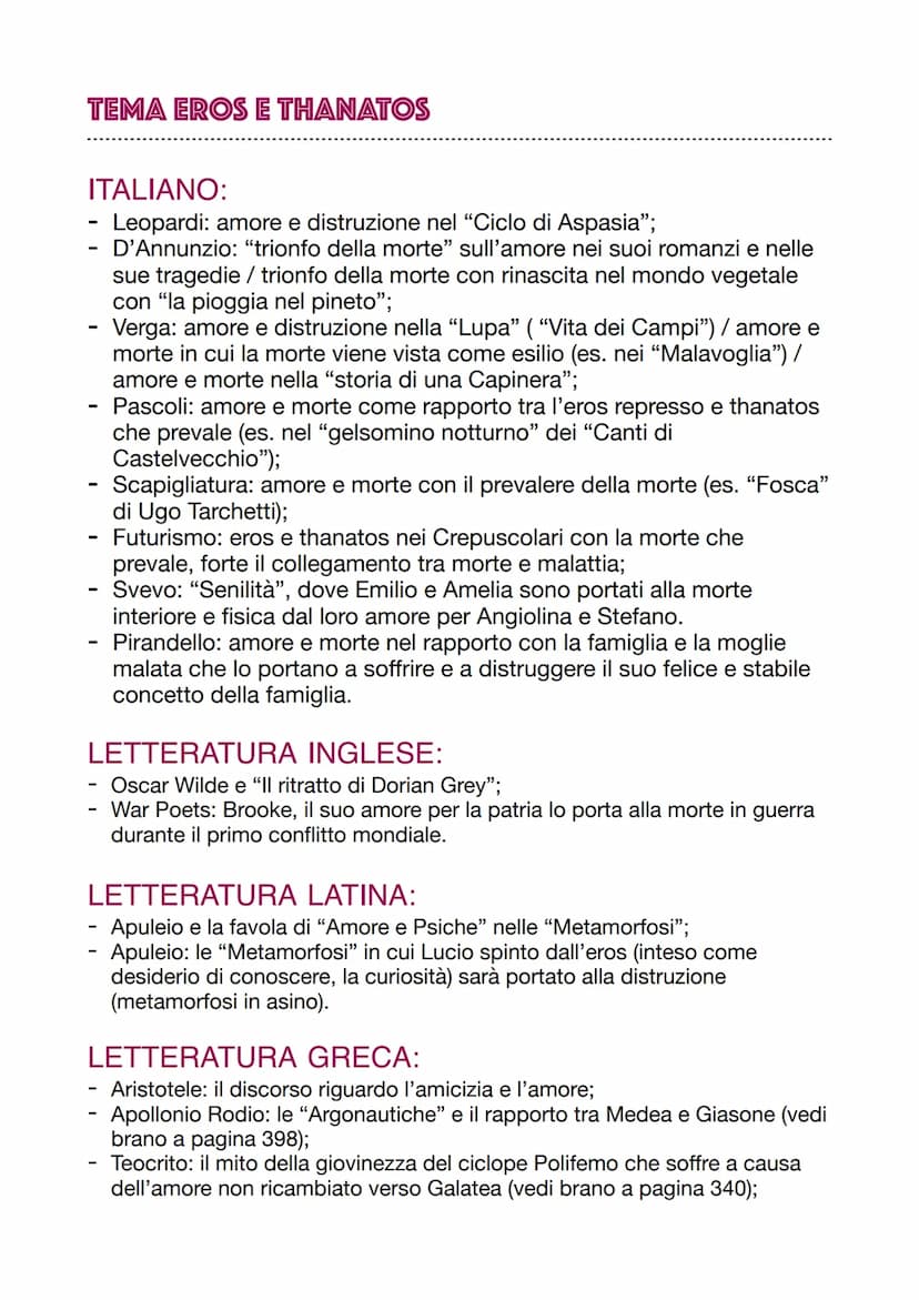 TEMA DELLA DONNA
-
I
-
ITALIANO:
Leopardi: citazione di Saffo, "Ciclo di Aspasia", tema della luna, tema della
natura matrigna personificata
