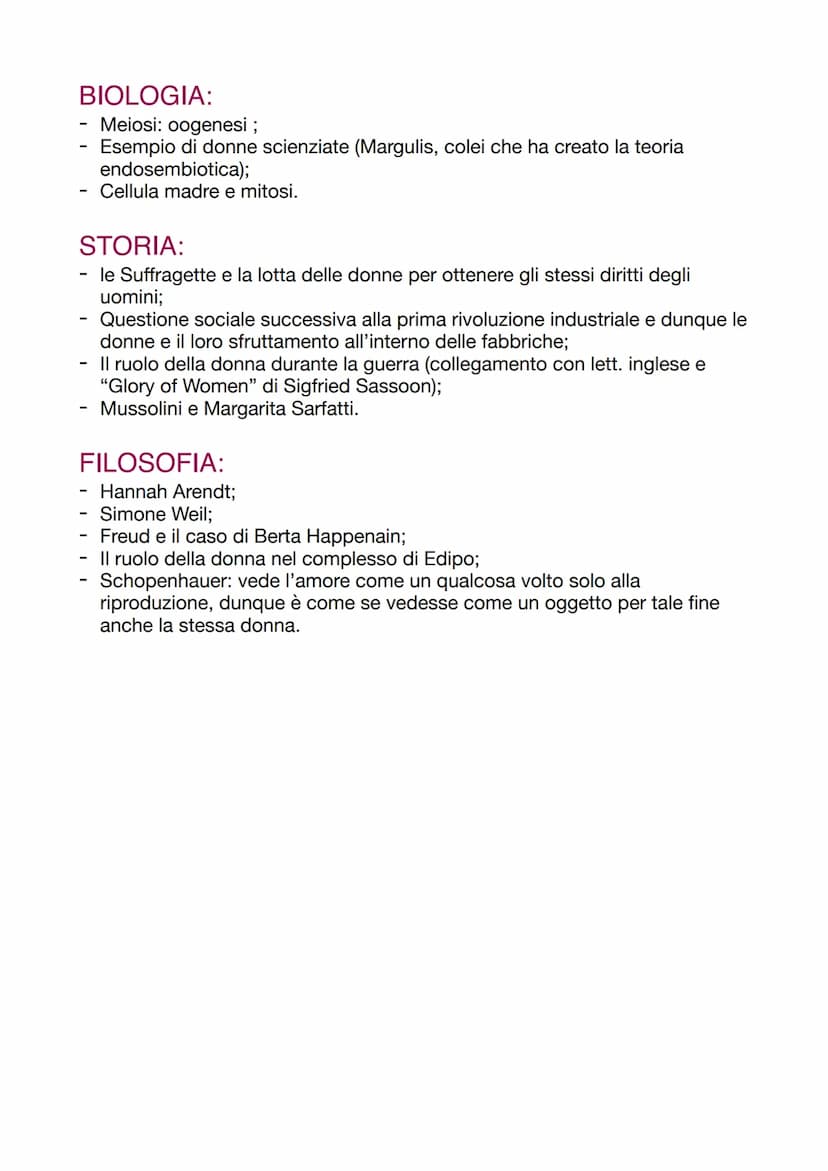 TEMA DELLA DONNA
-
I
-
ITALIANO:
Leopardi: citazione di Saffo, "Ciclo di Aspasia", tema della luna, tema della
natura matrigna personificata