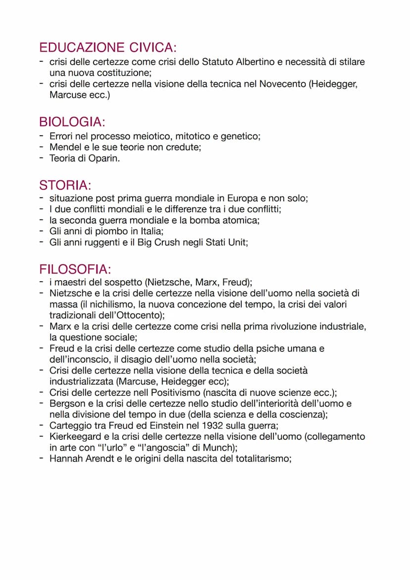 TEMA DELLA DONNA
-
I
-
ITALIANO:
Leopardi: citazione di Saffo, "Ciclo di Aspasia", tema della luna, tema della
natura matrigna personificata