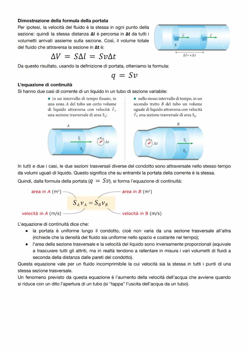 L'equilibrio dei fluidi in sintesi
La densità di un materiale omogeneo
È il rapporto d tra la massa m e il volume v di un campione di materi