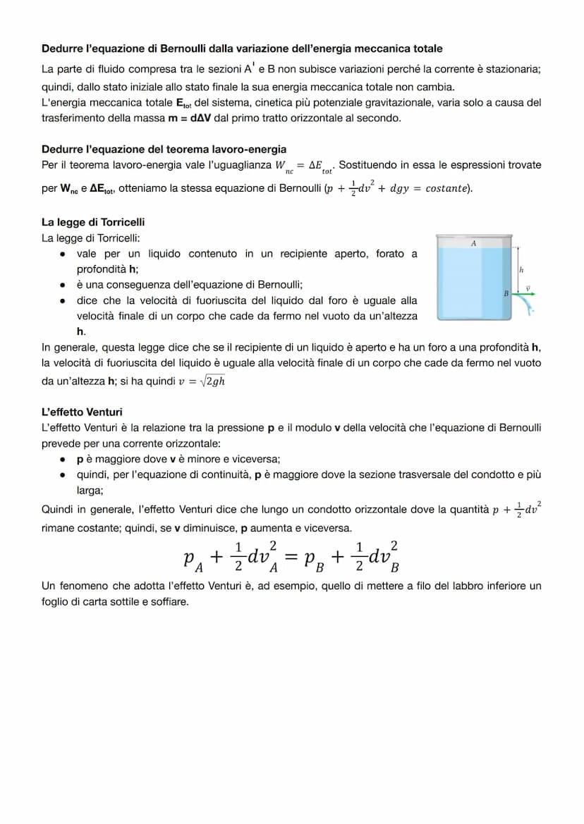 L'equilibrio dei fluidi in sintesi
La densità di un materiale omogeneo
È il rapporto d tra la massa m e il volume v di un campione di materi