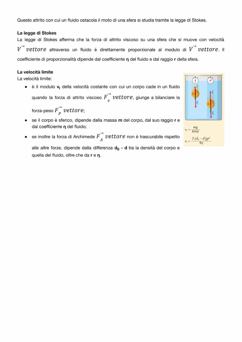 L'equilibrio dei fluidi in sintesi
La densità di un materiale omogeneo
È il rapporto d tra la massa m e il volume v di un campione di materi