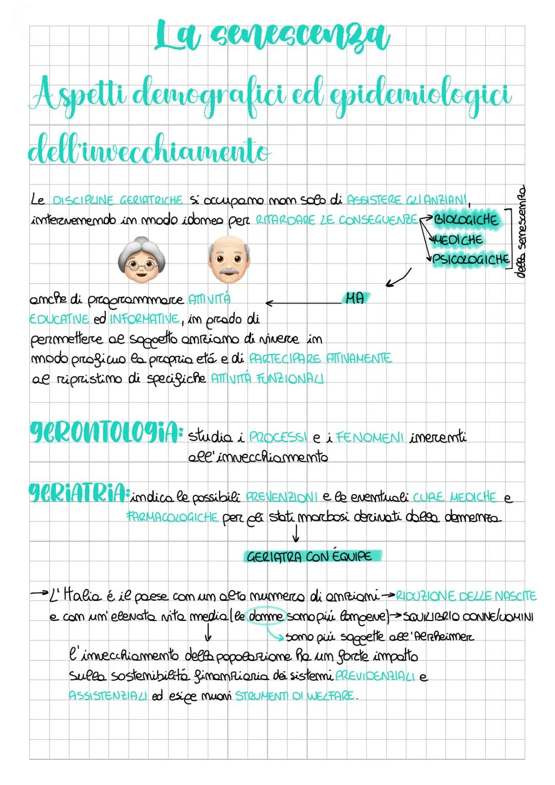 Il Processo di Invecchiamento: Teorie e Aspetti