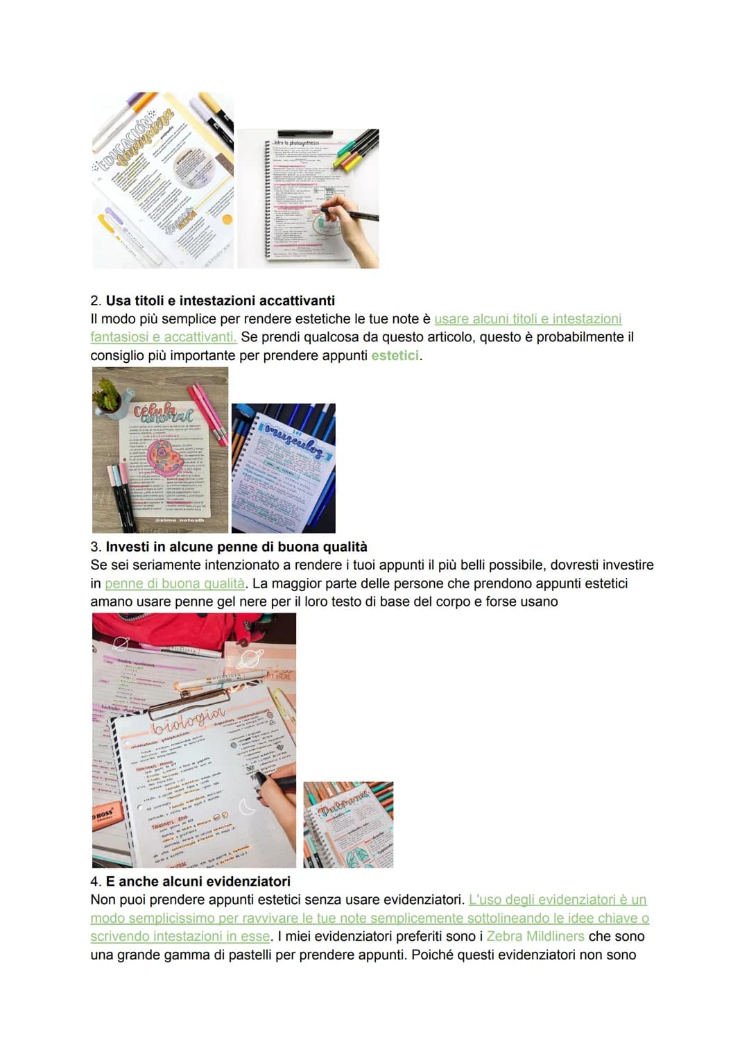 COME PRENDERE APPUNTI AESTHETIC metodo by me ~stellaesthetic~
Per prendere appunti estetici è necessario scegliere una combinazione di color