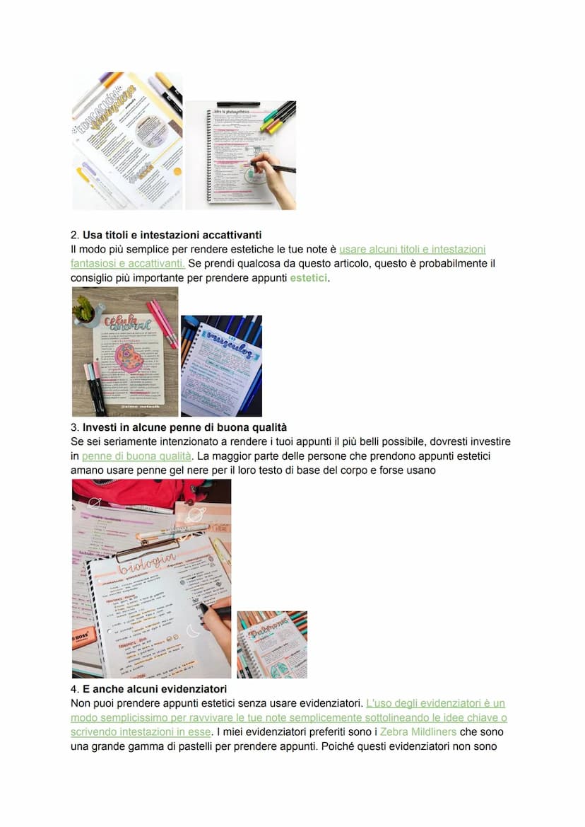 COME PRENDERE APPUNTI AESTHETIC metodo by me ~stellaesthetic~
Per prendere appunti estetici è necessario scegliere una combinazione di color