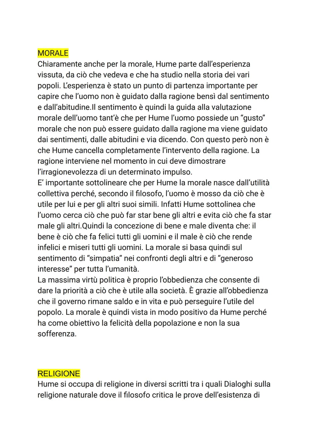 HUME
VITA E OPERE
Dopo la laurea in giurisprudenza, Hume cerca di diventare avvocato
ma probabilmente, anzi sicuramente, non era quella la s