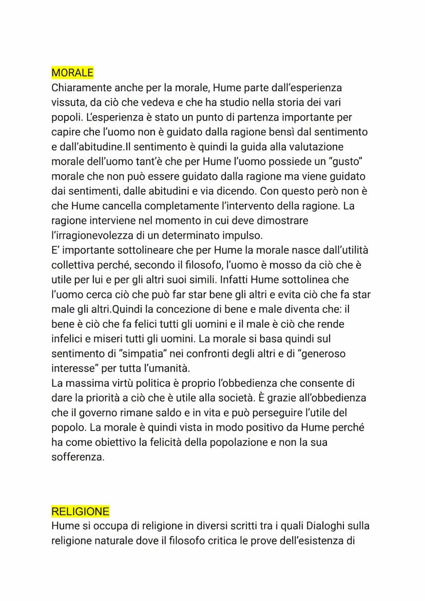 HUME
VITA E OPERE
Dopo la laurea in giurisprudenza, Hume cerca di diventare avvocato
ma probabilmente, anzi sicuramente, non era quella la s