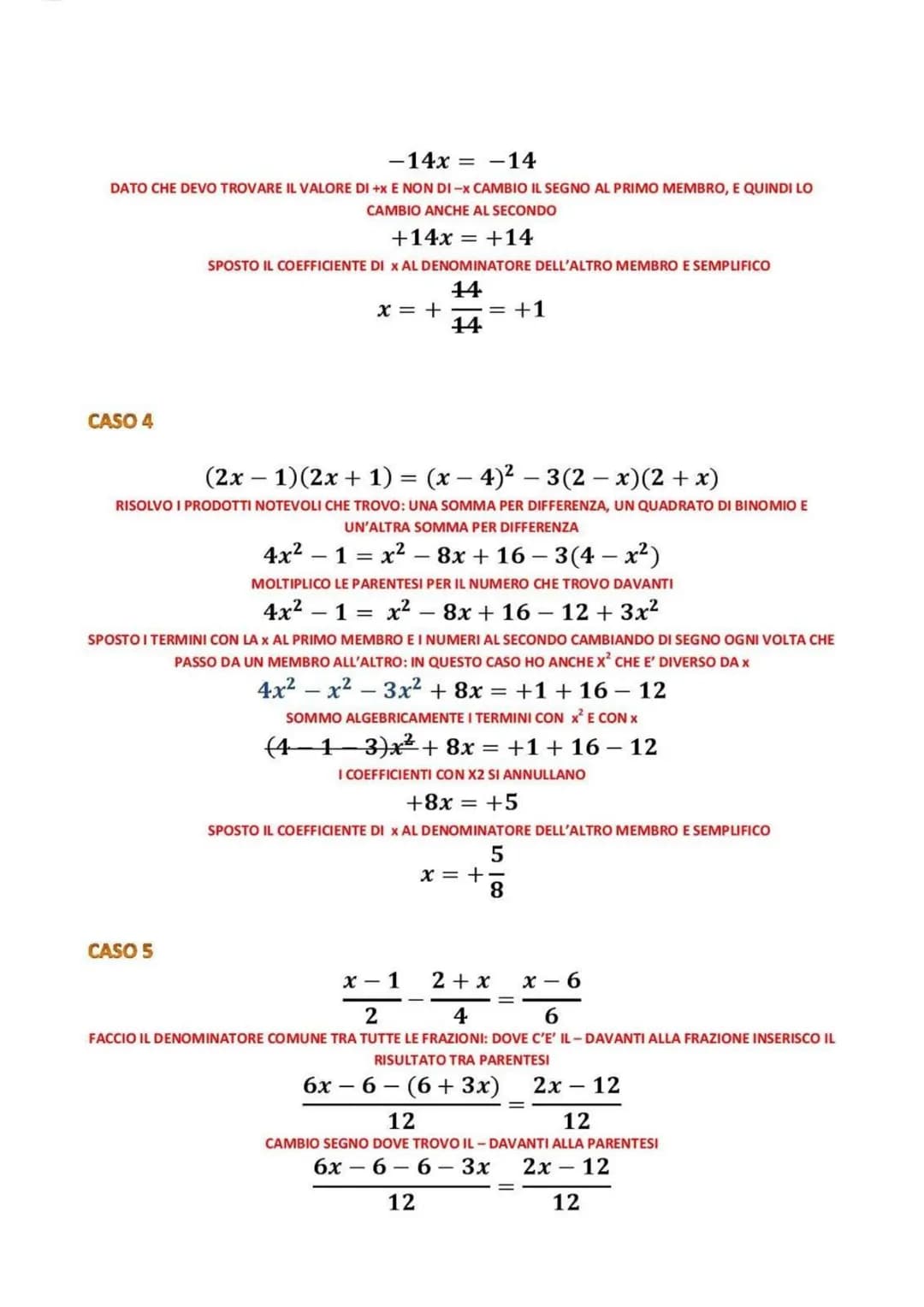 COME SI DISOLVE UN'EQUAZIONE DI EDINIS DARK
GRADO
CASO 1
CASO 2
7x 21 = 0
SPOSTO I TERMINI SENZA LA x AL SECONDO MEMBRO
7x = +21
SPOSTO IL C