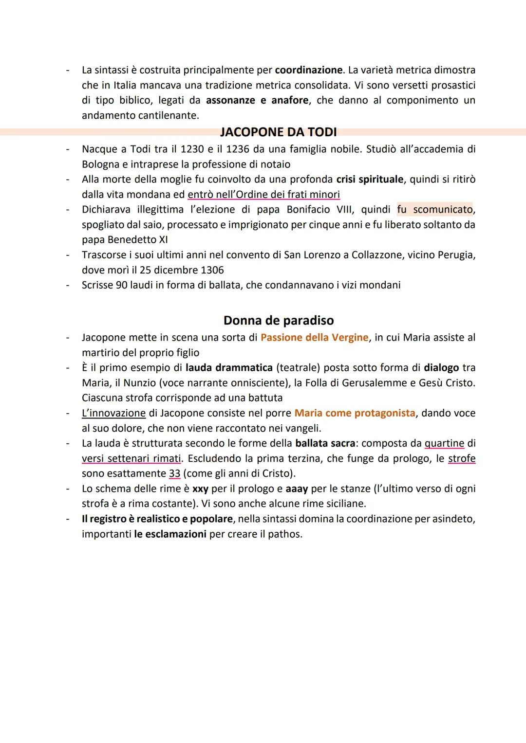 La letteratura religiosa
La religione era uno degli aspetti principali della vita del Medioevo e divenne la principale
fonte d'ispirazione p