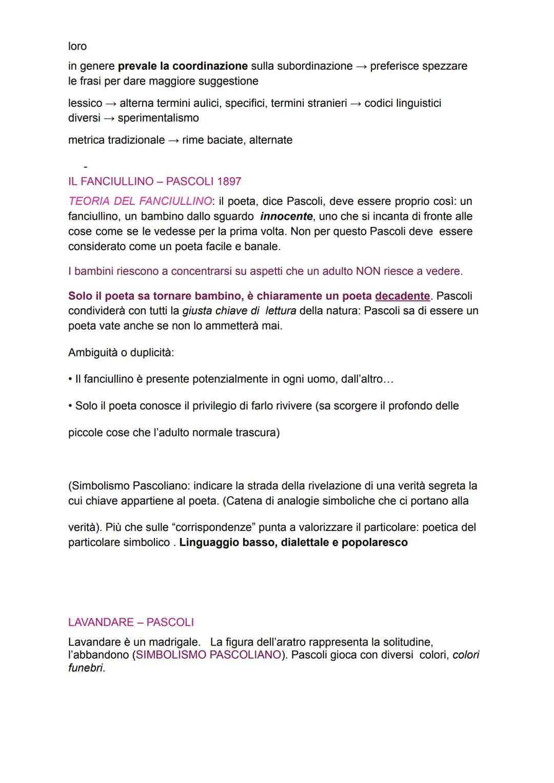 Giovanni Pascoli
Giovanni Pascoli è nato a San Magno di Romagna. Il padre viene assassinato.
Questo evento segna Pascoli per tutta la vita: 
