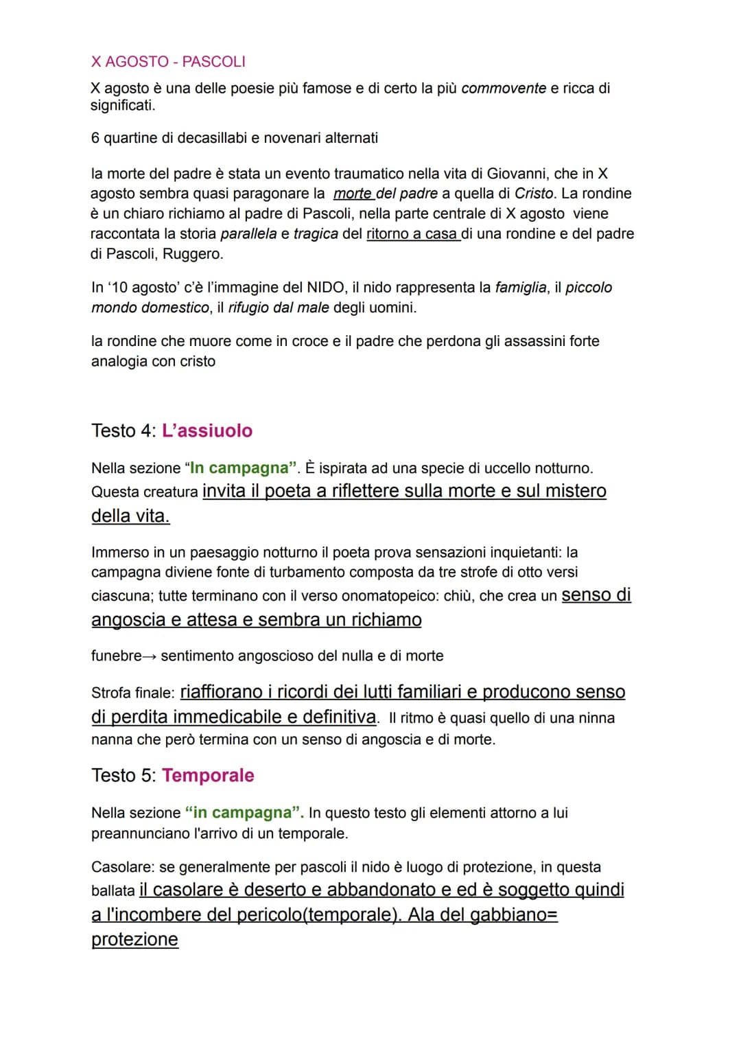 Giovanni Pascoli
Giovanni Pascoli è nato a San Magno di Romagna. Il padre viene assassinato.
Questo evento segna Pascoli per tutta la vita: 