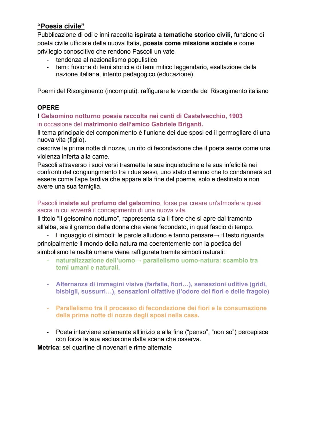 Giovanni Pascoli
Giovanni Pascoli è nato a San Magno di Romagna. Il padre viene assassinato.
Questo evento segna Pascoli per tutta la vita: 