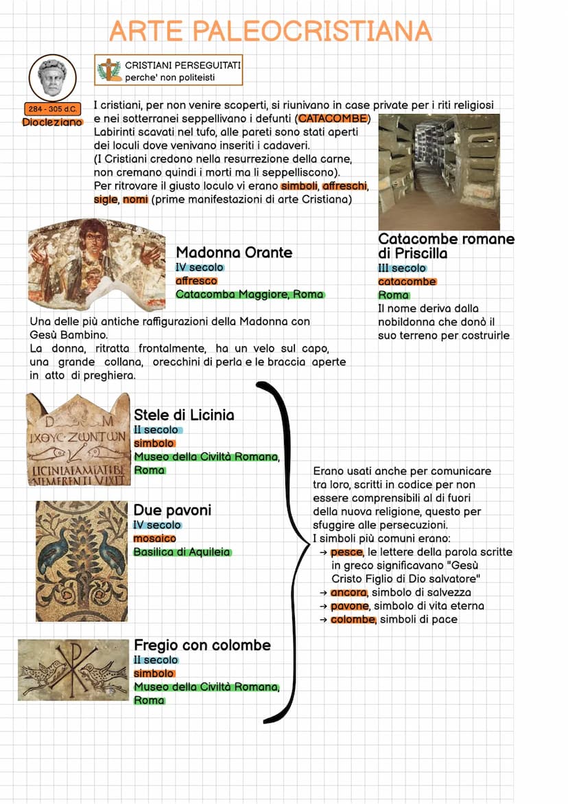 284 305 d.C.
313 d.C.
527 565 d.C.
L'ARTE IN EUROPA
tra il IV e il IX secolo
284-305 d.C.
306-337 d.C.
Diocleziano instaura la TETRARCHIA
CR