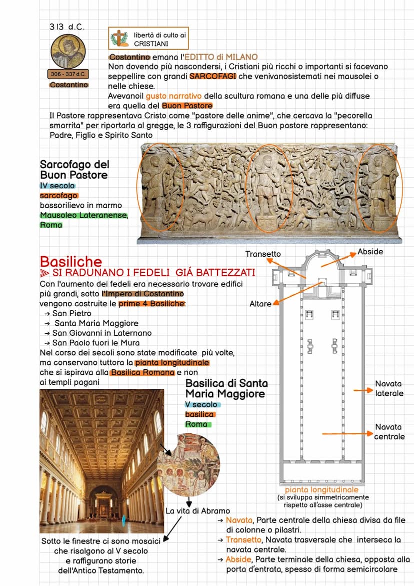 284 305 d.C.
313 d.C.
527 565 d.C.
L'ARTE IN EUROPA
tra il IV e il IX secolo
284-305 d.C.
306-337 d.C.
Diocleziano instaura la TETRARCHIA
CR