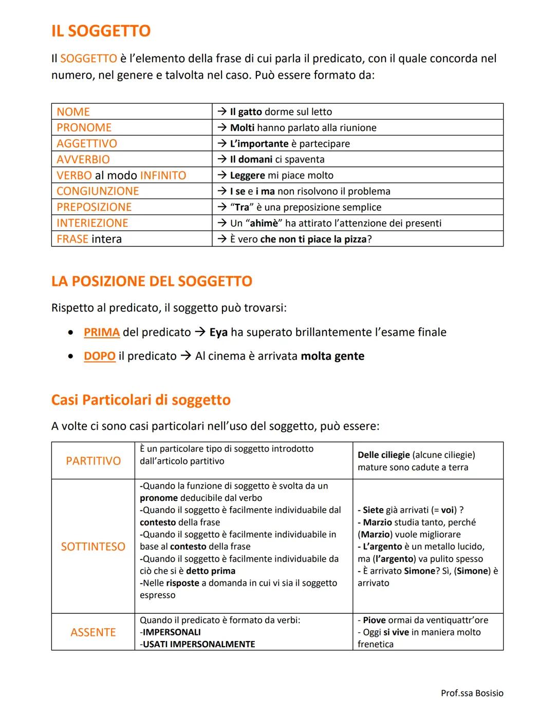 GLI ELEMENTI FONDAMENTALI DELLA FRASE
TIPI DI FRASE
SEMPLICE
COMPLESSA
Quando contiene un solo
predicato, attorno al quale si
organizzano tu