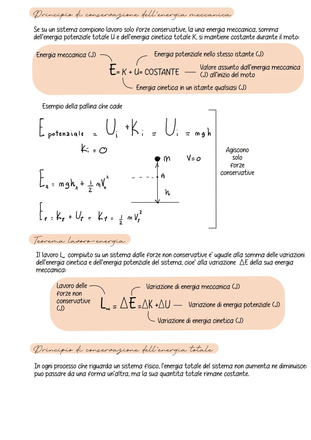 Energia cinetica
L'energia cinetica di un corpo e' il
lavoro che una forza deve svolgere
per potare il corpo, da fermo, alla
velocita' con c